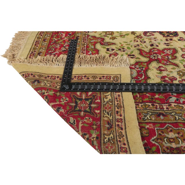 Textile Late 20th Century Vintage Indian Rug, 06'03 X 10'08 For Sale - Image 7 of 11