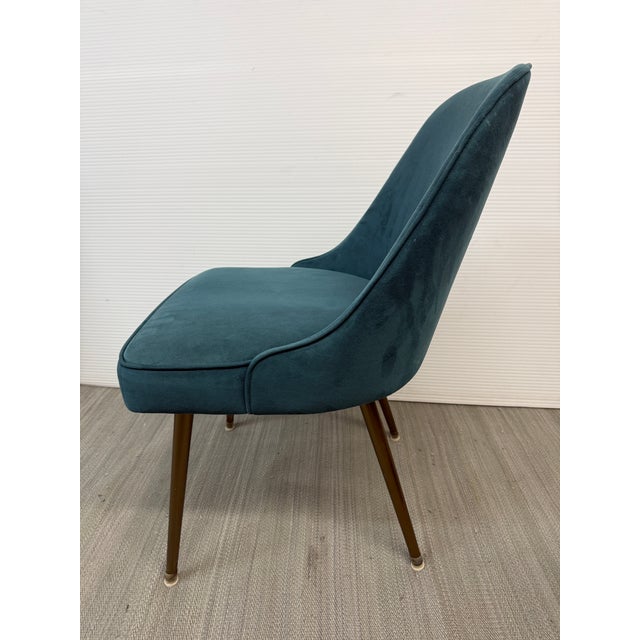 Metal West Elm Mid-Century Dining Chairs, Set of Four For Sale - Image 7 of 12