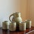 Vintage Hand-Thrown Artisanal Stoneware Pitcher & Tumblers -- A Set For Sale In Baltimore - Image 6 of 12