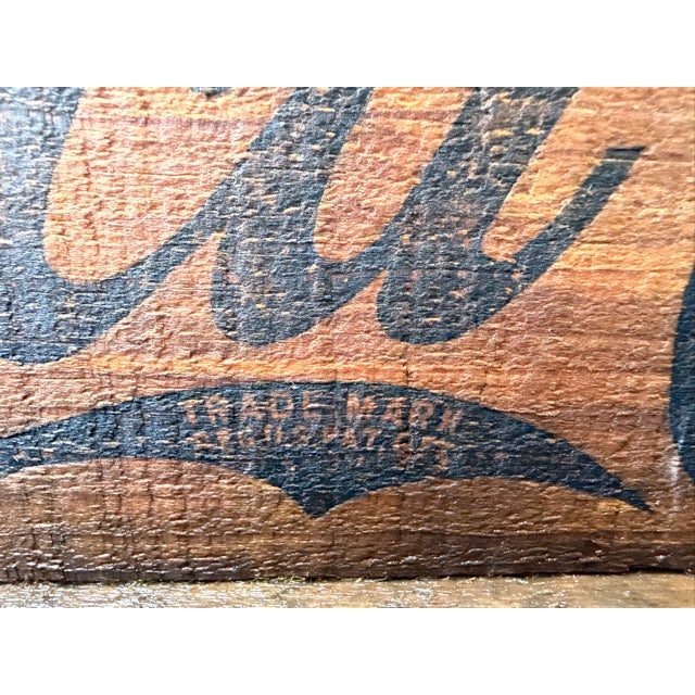 Vintage Coca-Cola Bottling Company Los Angeles Wood Crate With Glass Bottles & Carriers For Sale - Image 9 of 10