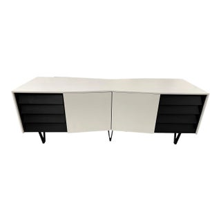 Two Sided Angled Credenza For Sale