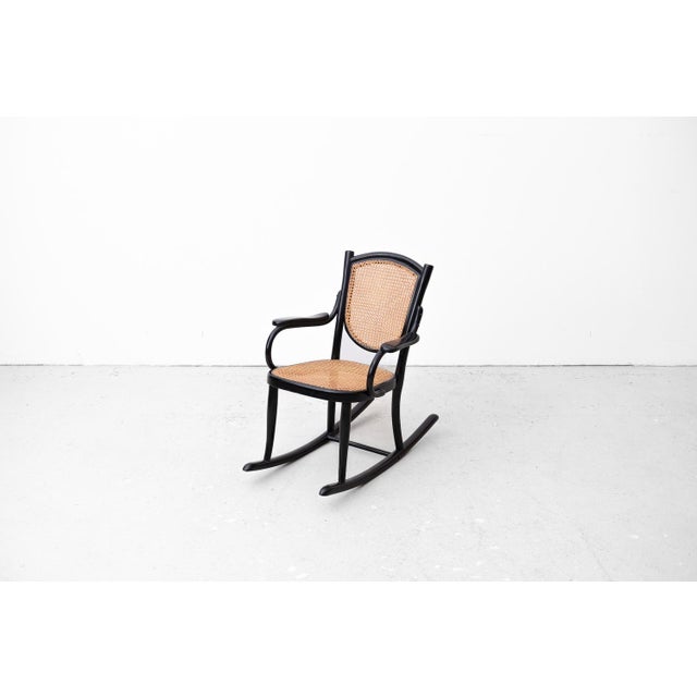 Art Nouveau Children's Rocking Chair by Marcel Kammerer for Gebrüder Thonet, 1910 For Sale - Image 16 of 18