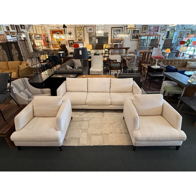 Scandinavian Designs Mid Century Style Lounge Chairs, Pair For Sale - Image 4 of 12