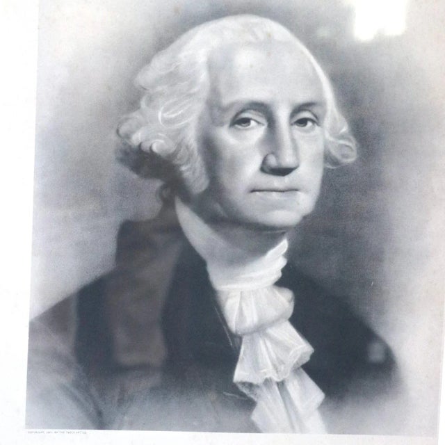 Lithograph Portrait of George Washington For Sale - Image 4 of 10