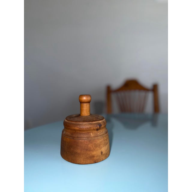 Early 20th Century Antique Primitive Butter Mold Press For Sale - Image 5 of 11