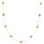 Not Yet Made - Made To Order French Deco 7.65 Ct Yellow Sapphire Station Chain Necklace in 14k Yellow Gold For Sale - Image 5 of 11