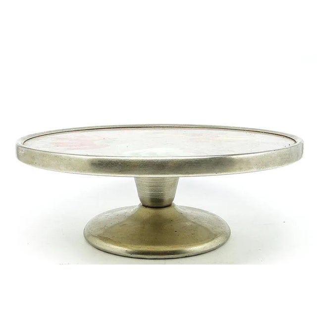 Art Deco Bowl on Stand, Poland, 1950s, in Good conditions. Designed 1950 to 1959 I have official proof of authenticity...