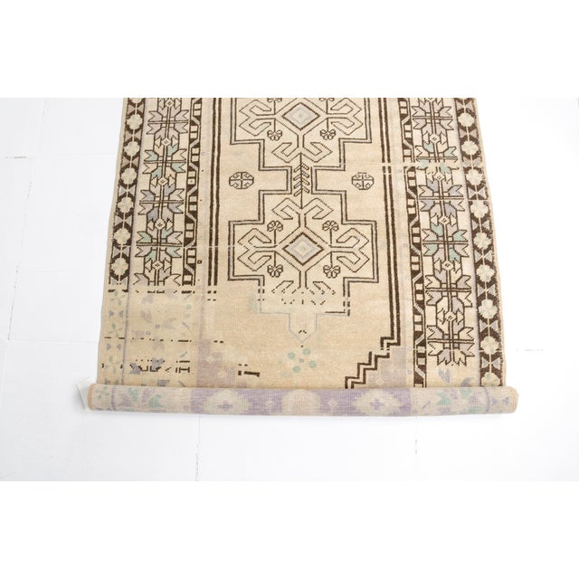 1960s 1960s Earthy Tones Handwoven Rug For Sale - Image 5 of 10