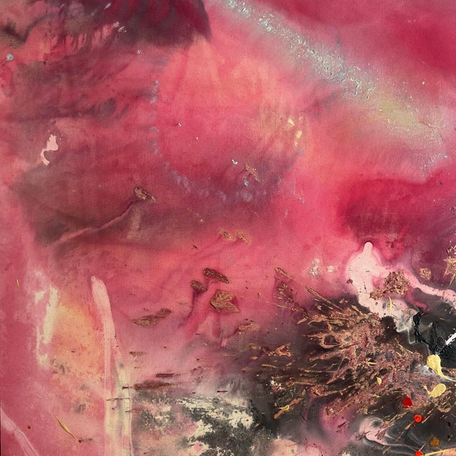 Colossal Mid-Century Abstract Expressionist Oil on Canvas Painting, Signed For Sale In Miami - Image 6 of 14