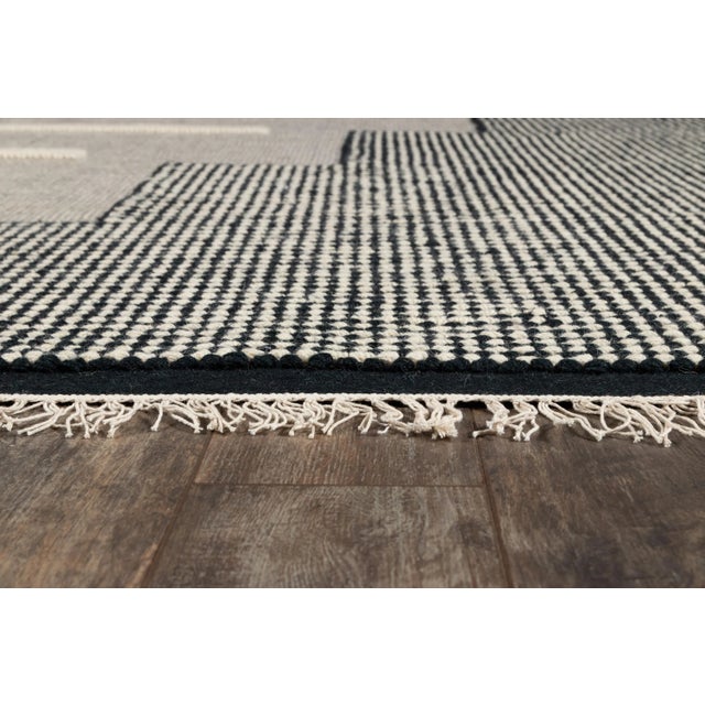 Contemporary Novogratz by Momeni Karl Jules in Black Rug - 9'X12' For Sale - Image 3 of 7