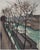 Modern Lithograph Washhouse Boats and Pont Neuf Poster in the style of Albert Marquet, 1960s For Sale - Image 3 of 8