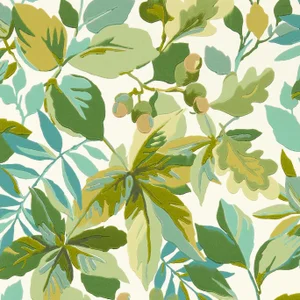 Sanderson Robin’s Wood Wallpaper in Botanical Green - a Sample