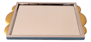 Postmodern Mirrored Tray, 1980s