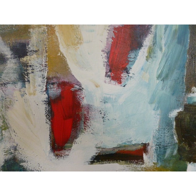 Contemporary "Swimmingly" Expressionistic Oil and Acrylic Painting by Scott Spencer For Sale - Image 3 of 5