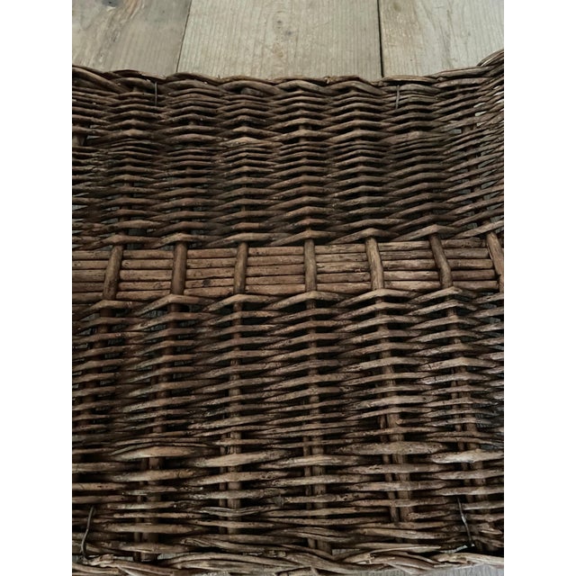 1920s Vintage Log Basket, 1920s For Sale - Image 5 of 8