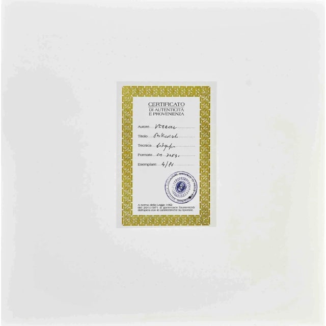 Seascape is a lithograph attributed to Nicholas Verrall in the Late 20th Century. Hand-signed. Numbered, Edition, 4/99....