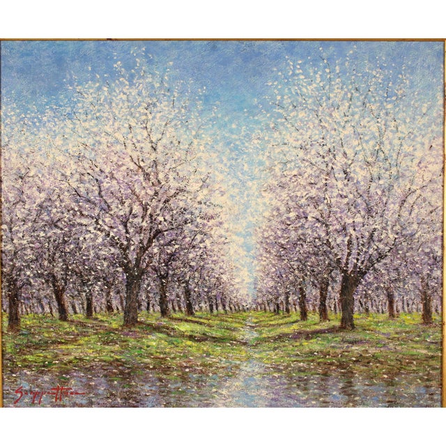 Impressionist Painting by James Scoppettone (Born 1937) For Sale - Image 4 of 11