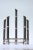Faux-Bamboo Chrome Six-Candle Holder For Sale - Image 4 of 10