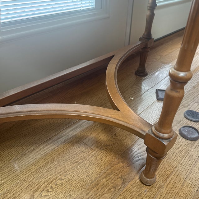 Early 20th Century Demilune Console Table For Sale - Image 4 of 8