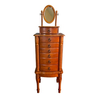 1990s Powell Jewelry Armoire For Sale