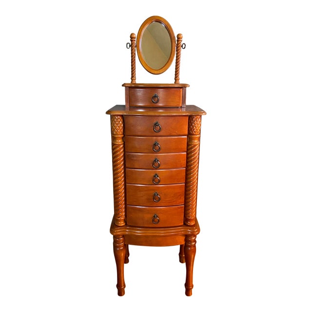 1990s Powell Jewelry Armoire For Sale