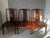 Wood Set of 6 Henredon Regency Chinoiserie Mahogany & Cane Dining Chairs - Est. 1970s For Sale - Image 7 of 12
