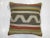 Pillow made from a vintage turkish kilim with cotton back. Zipper closure and foam insert provided. 16'' x 16''