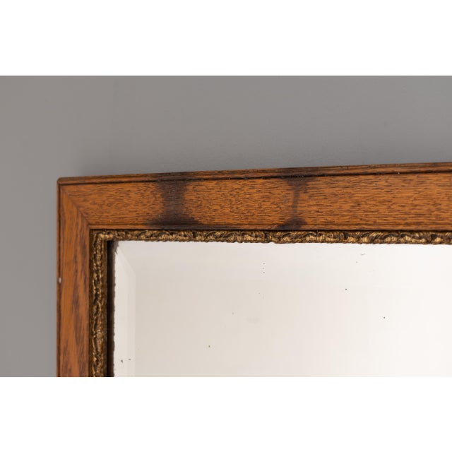 Oak Framed Mirrors, 1920, Set of 2 For Sale - Image 3 of 7