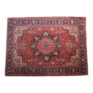 Vintage Heriz Carpet - 10'3" X 14'1" For Sale