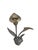Late 20th Century Vintage Brass Lily Flower Candle Holder For Sale - Image 5 of 18