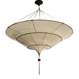 Fortuny Scheherazade 3 Tier Plain Silk Light Fixture For Sale