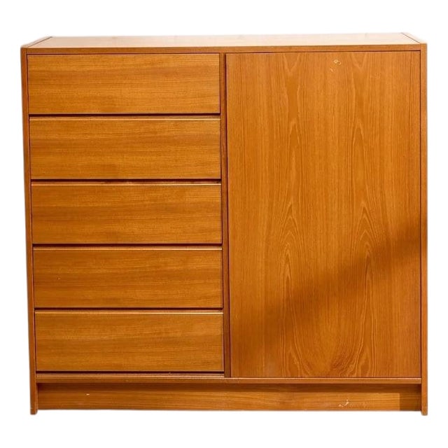 Mid 20th Century Danish Modern Cabinet Dresser For Sale