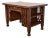Stickley Brothers Style Antique Mission Oak Arts & Crafts Desk With Built-in Bookcases, Newly Refinished For Sale