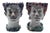 Handcrafted Ceramic Planters in the shape of Heads, Italy, 1950s, Set of 2 For Sale