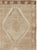 This Mid-20th century Turkish Anatolian gallery carpet presents a calm, spacious composition in a restrained palette of...