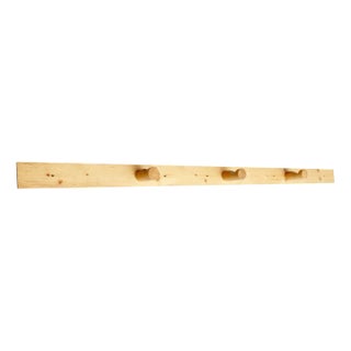 Large Pine Wood Coat Rack by Charlotte Perriand for Les Arcs For Sale