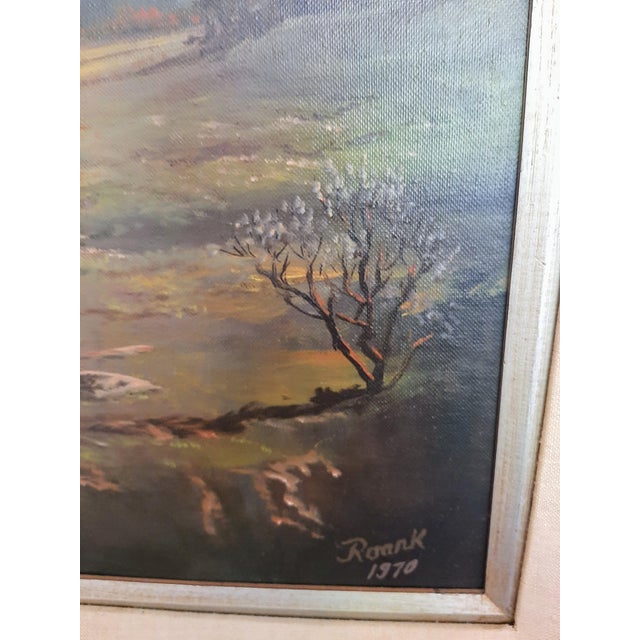 Texas Prisoner Inmate Art Mountain House Painting For Sale - Image 10 of 14