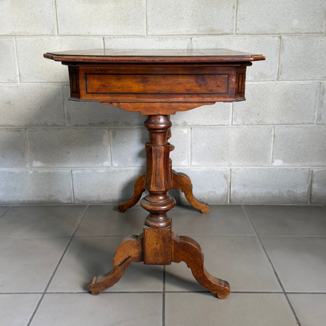 Characteristic and functional solid wood freestanding or wall-mounted writing desk with a compartmentalized drawer and...