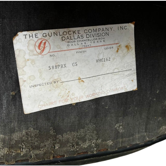 1950s Gunlocke Office Chair For Sale - Image 12 of 12