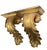 Italian Vintage Italian Gold Leaf Wall Brackets. A Pair For Sale - Image 3 of 10