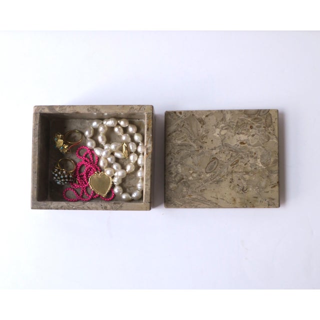 Late 20th Century Stone Jewelry Box For Sale - Image 5 of 8