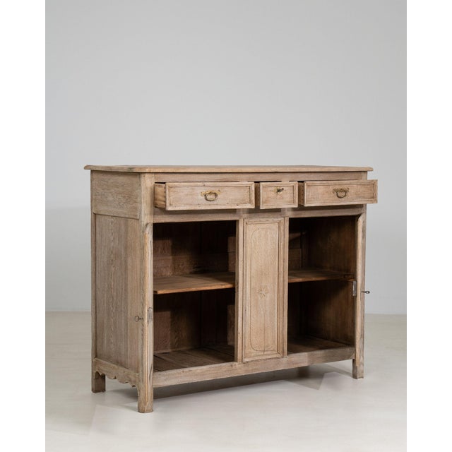 Early 19th Century France Antique White Wood Storage Cabinets & Cupboards For Sale - Image 11 of 11