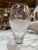 Glass Vintage Etched Crystal Glass Vase For Sale - Image 7 of 8