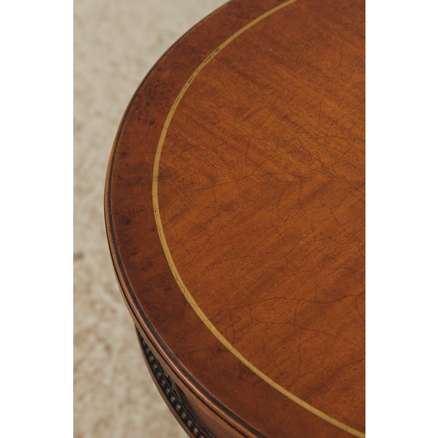 John Widdicomb Vintage Neoclassical Occasional Table For Sale - Image 10 of 16