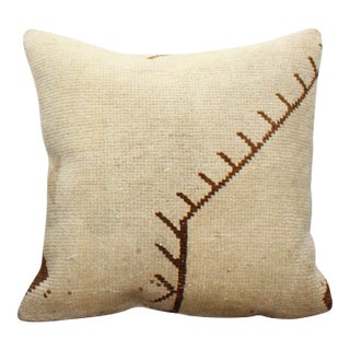 Turkish Rug Decorative Pillow Cover - 17.5"x17.5" For Sale