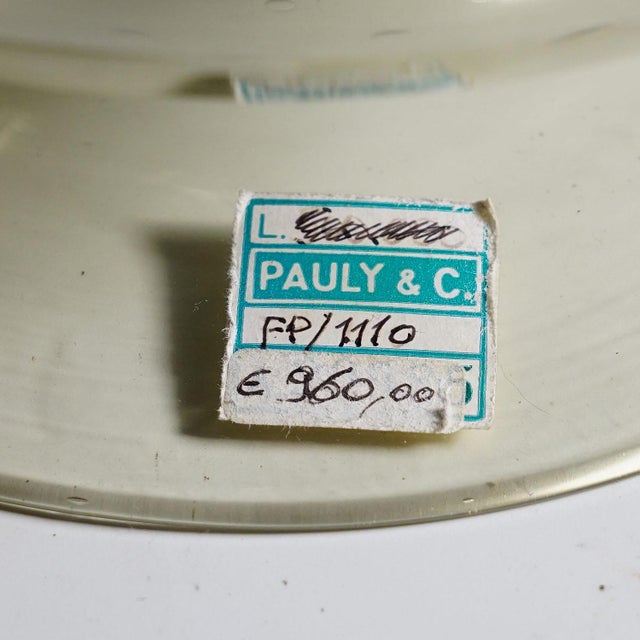 Glass Vetro Soffiato Vase by Pauli & Cia. c.v.m. Murano For Sale - Image 7 of 7