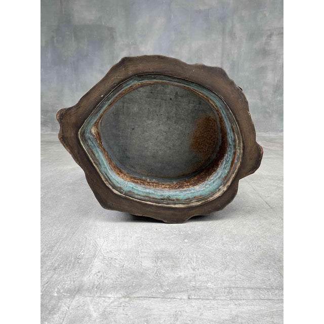 Japanese Hibachi in Copper and Wood, Set of 6 For Sale - Image 12 of 18