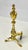 Pair of Vintage Brass Urn & Spiral Federal Style Flame Top Andirons – Claw & Ball Feet For Sale - Image 6 of 13
