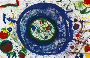 Sam Francis, Abstract Lithograph, 1992, Lithograph
