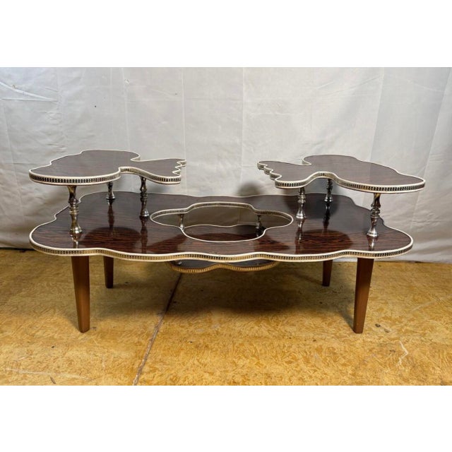 Brown Vintage Tiered Plant Stand, 1960 For Sale - Image 8 of 11